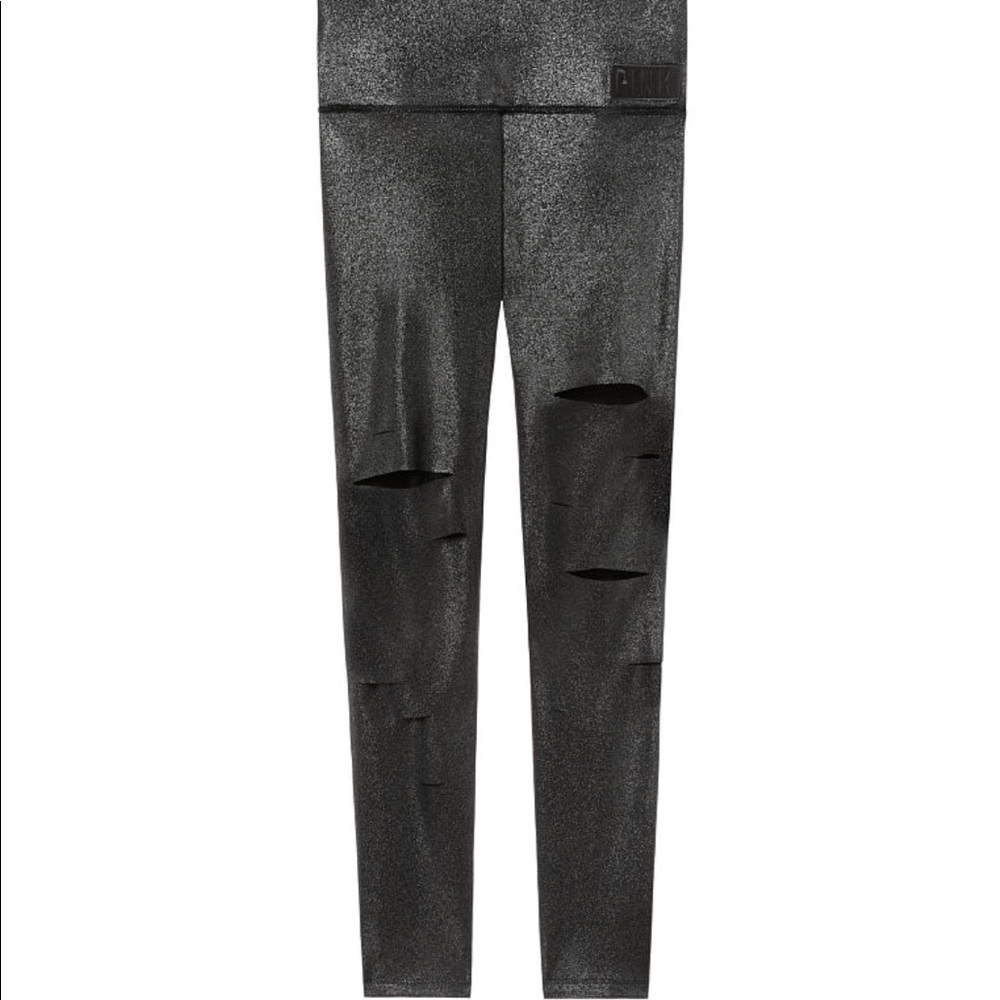VS PINK Ultimate Foil Slashed Legging - Small -NWT - Picture 3 of 6